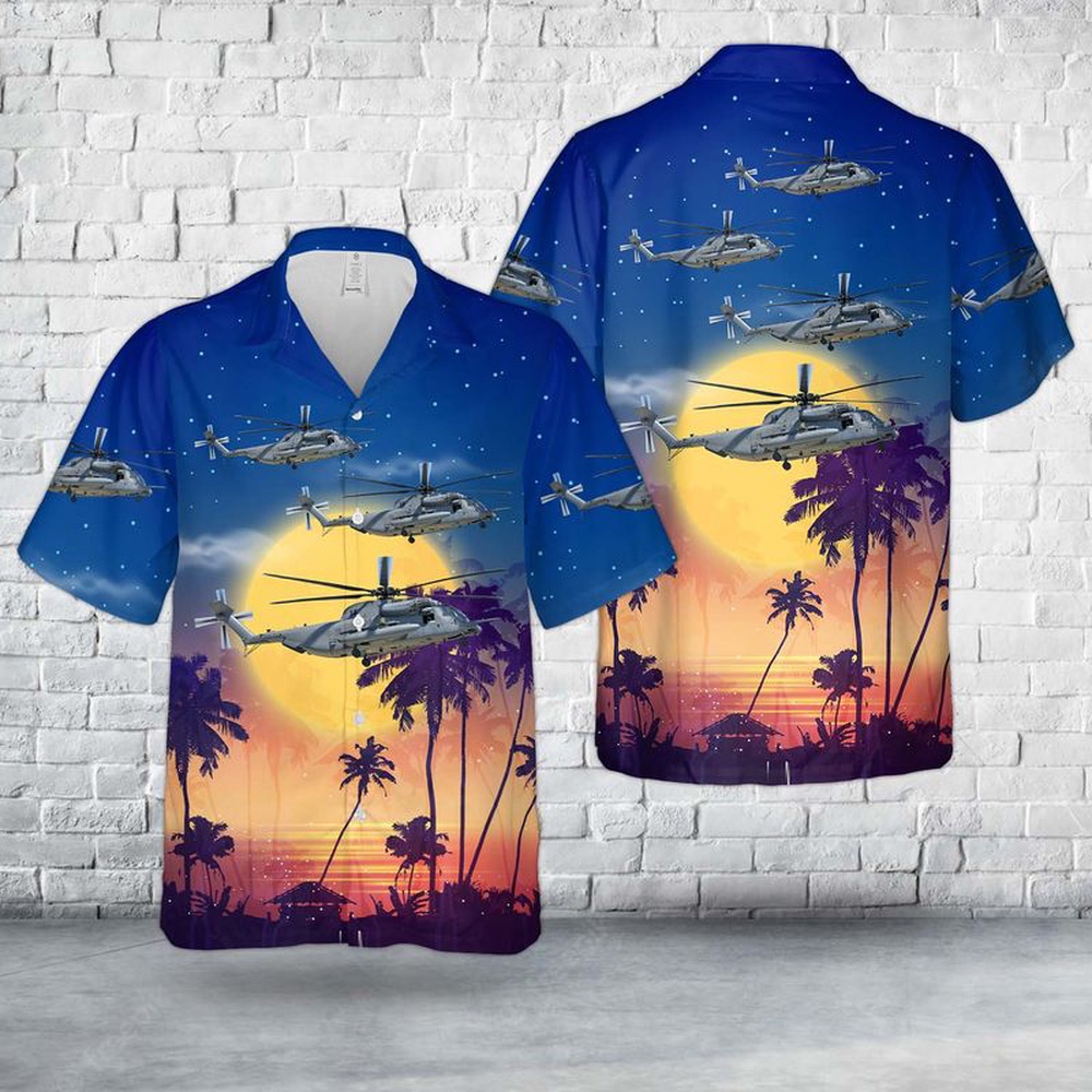 Air Force Aloha Shirt, US Air Force Sikorsky MH-53M Pave Low IV 69-5796 Hawaiian Shirts