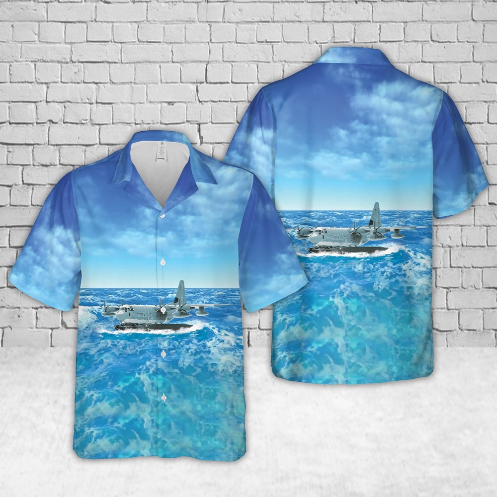 Air Force Aloha Shirt, US Air Force Special Operations Command MC-130J Commando II Amphibious Capability Hawaiian Shirt