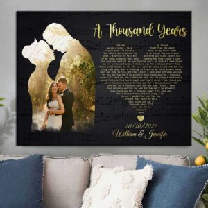 Canvas Prints Valentine’s Day, Personalized Anniversary Wife&hellip;
