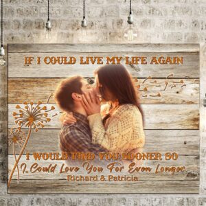 Canvas Prints Valentine’s Day, Personalized Couple Gift&hellip;