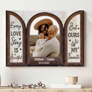 Canvas Prints Valentine’s Day, Personalized Couple Wife&hellip;