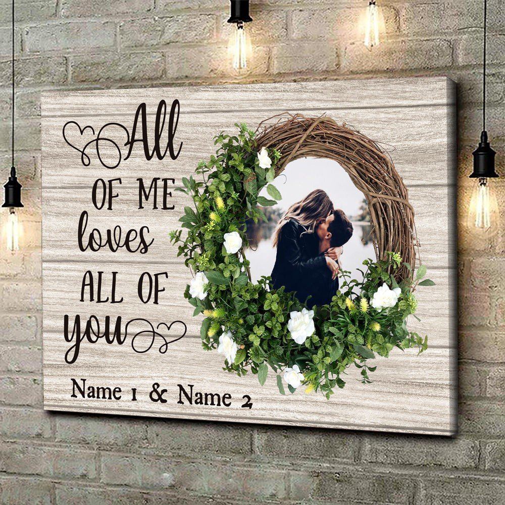 Canvas Prints Valentine’s Day, Personalized Gift For Couple All Of Me Loves All Of You Canvas, Couple Lovers Wall Art Canvas Prints Valentine’s Day, Personalized Gift For Couple All Of Me Loves All Of You Canvas, Couple Lovers Wall Art