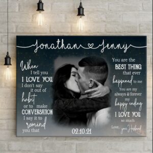 Canvas Prints Valentine’s Day, Personalized Gift For&hellip;