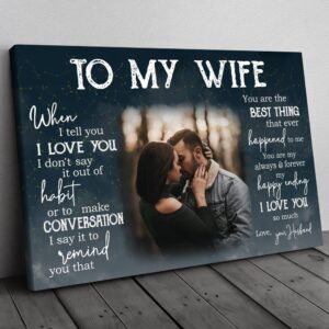 Canvas Prints Valentine’s Day, Personalized Gift For&hellip;