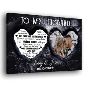 Canvas Prints Valentine’s Day, Personalized Husband Wife&hellip;