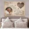 Canvas Prints Valentine’s Day, Personalized Love Is Patient Couple Anniversary Photo Canvas, Couple Lovers Wall Art
