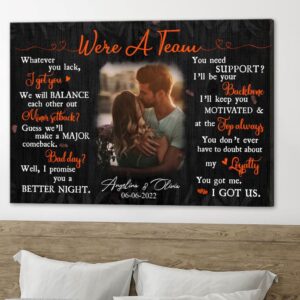 Canvas Prints Valentine’s Day, Personalized We Are&hellip;