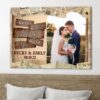 Canvas Prints Valentine’s Day, Personalized Wife Husband A Life We Loved 5th Anniversary Canvas, Couple Lovers Wall Art