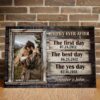 Canvas Prints Valentine’s Day, Personalized Wife Husband Couple Last Breath Love Anniversary Canvas, Couple Lovers Wall Art