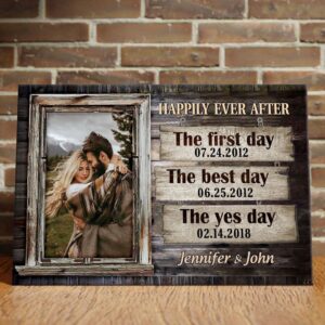 Canvas Prints Valentine’s Day, Personalized Wife Husband&hellip;