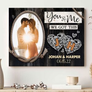 Canvas Prints Valentine’s Day, Personalized Wife Husband&hellip;