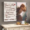 Canvas Prints Valentine’s Day, Personalized Wife Romantic Anniversary It’s Hard to Find Words Canvas, Couple Lovers Wall Art