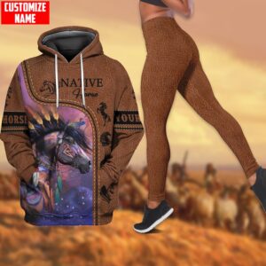 Customized Name Native American All Over Printed Hoodie Leggings Set Native American Hoodies Native American Leggings 2 dztowa.jpg