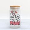 Frosted Glass Can, Valentines Day Coffee Frosted Bottle All You Need Is Love Coffee Romantics Gifts For Couple Anniversary