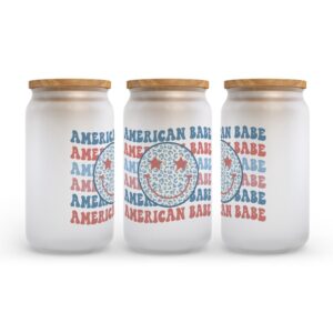 Frosted Glass Can, Valentine Gift, American Babe&hellip;