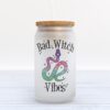 Frosted Glass Can, Valentine Gift, Autumn Is My Favorite Color Fall Frosted Glass Can Tumbler