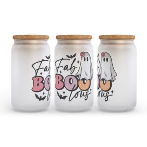 Frosted Glass Can, Valentine Gift, Fab Boo&hellip;