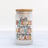 Frosted Glass Can, Valentine Gift, Fall Mama Frosted Glass Can Tumbler