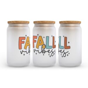 Frosted Glass Can, Valentine Gift, Fall Vibes&hellip;