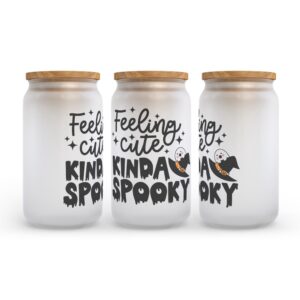 Frosted Glass Can, Valentine Gift, Feeling Cute&hellip;