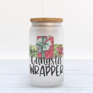 Frosted Glass Can, Valentine Gift, Gangsta Wrapper&hellip;