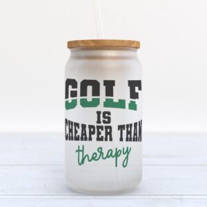Frosted Glass Can, Valentine Gift, Golf Is&hellip;