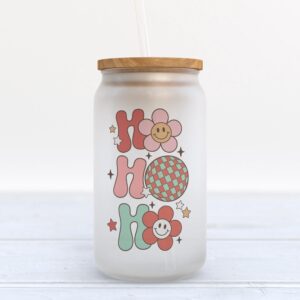 Frosted Glass Can, Valentine Gift, Ho Ho&hellip;
