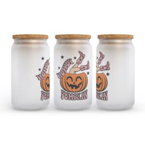 Frosted Glass Can Valentine Gift Howdy Pumpkin Halloween Frosted Glass Can Tumbler 2 dvs89k.jpg