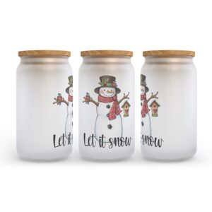 Frosted Glass Can, Valentine Gift, Let it&hellip;