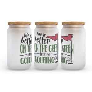 Frosted Glass Can, Valentine Gift, Life Is&hellip;