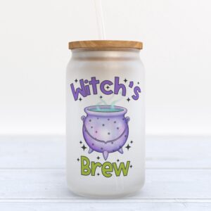 Frosted Glass Can, Valentine Gift, Witch’s Brew&hellip;