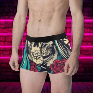 Men Boxer, Colorful Tattoo Vintage Skull Mens&hellip;