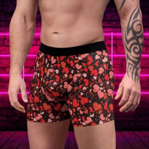 Men Boxer, Hearts Pattern I Love You&hellip;