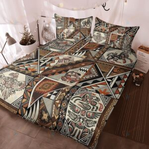 Native American Bedding Set Animals Pattern Native American Bedding Set Native Bed Set 2 w4vovp.jpg