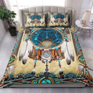 Native American Bedding Set, Bear Cosmos Native&hellip;