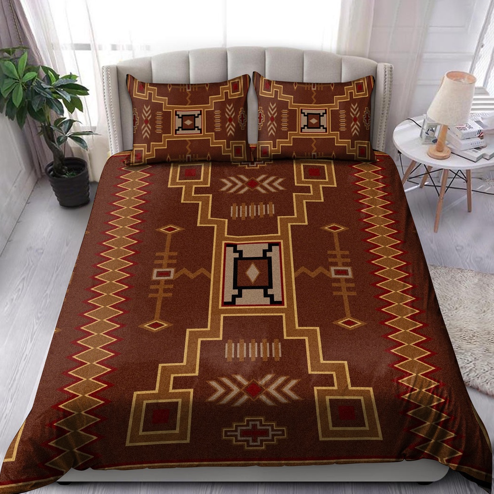 Native American Bedding Set, Beautiful Patterns Native American Bedding Set, Native Bed Set
