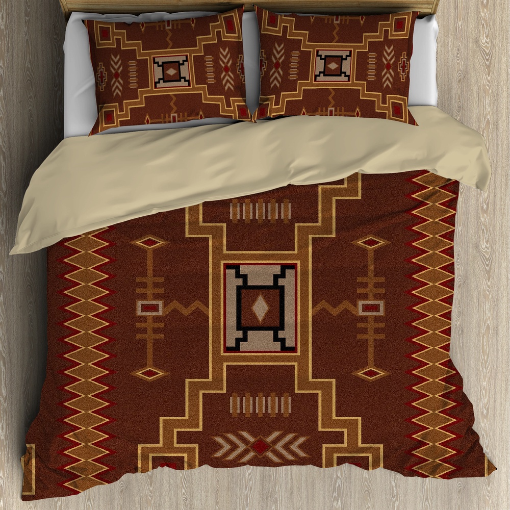 Native American Bedding Set, Beautiful Patterns Native American Bedding Set, Native Bed Set