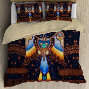 Native American Bedding Set Bird Cosmos Native American Bedding Set Native Bed Set 3 bhrkwb.jpg