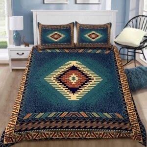 Native American Bedding Set Blue Pattern Native American Bedding Set Native Bed Set 2 khulvy.jpg
