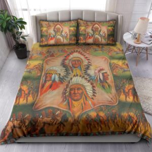 Native American Bedding Set, Chiefs Native American&hellip;