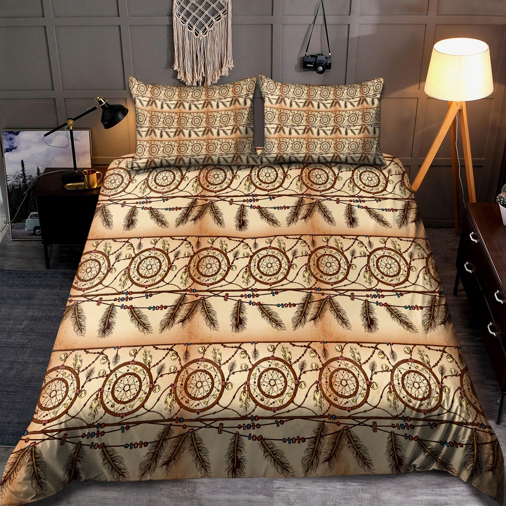 Native American Bedding Set, Dream Catcher Native American Bedding Set, Native Bed Set