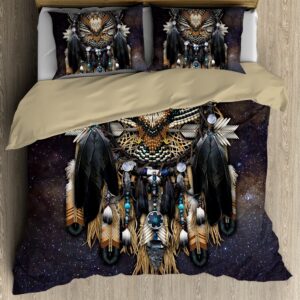 Native American Bedding Set Dreamcatcher Cosmos Native American Bedding Set Native Bed Set 3 ecfcf9.jpg