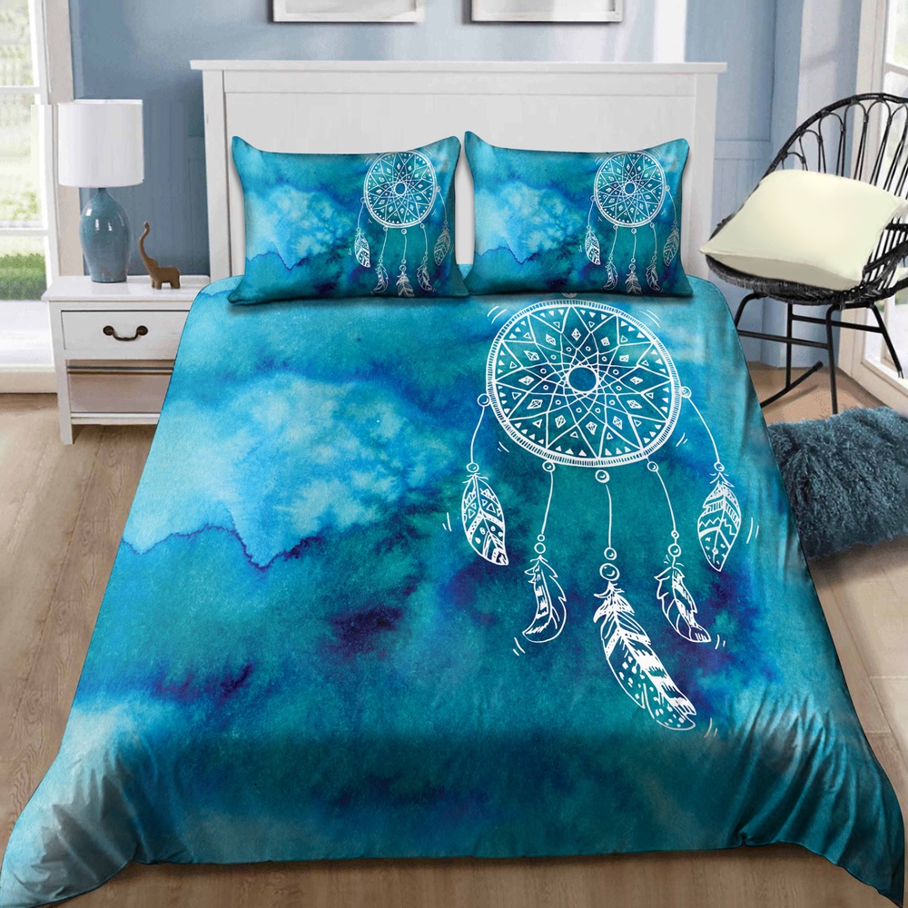 Native American Bedding Set, Dreamcatcher Native American Bedding Set, Native Bed Set