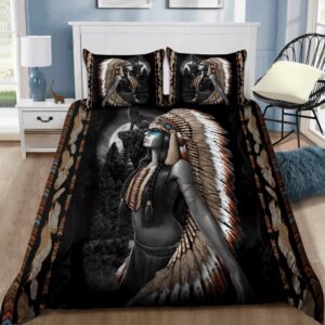 Native American Bedding Set Feather Queen Native American Bedding Set Native Bed Set 2 sr9sgp.jpg
