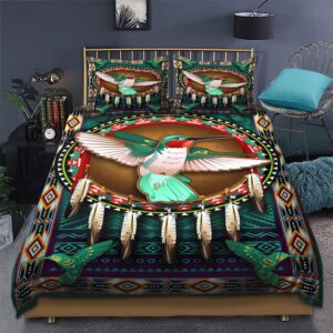 Native American Bedding Set Hummingbird Native American Bedding Set Native Bed Set 2 lsjdxs.jpg