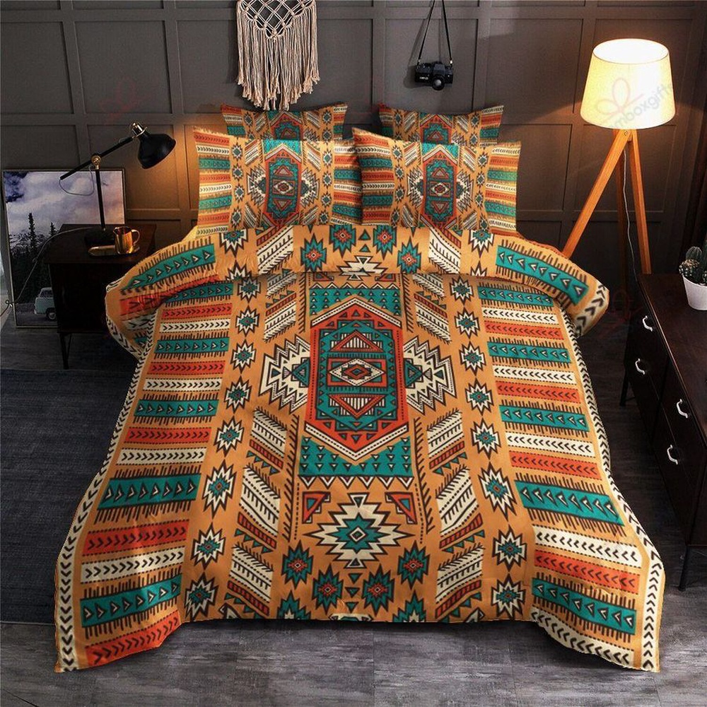Native American Bedding Set, Indian Native American Bedding Set, Native Bed Set