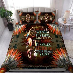 Native American Bedding Set Listen To The Wind Native American Bedding Set Native Bed Set 2 x0boql.jpg