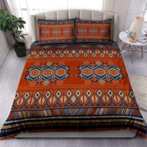 Native American Bedding Set, Orange Earth Native&hellip;