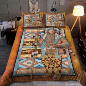 Native American Bedding Set, Patriarch Native American&hellip;