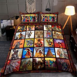 Native American Bedding Set, Pow Wow Pattern&hellip;